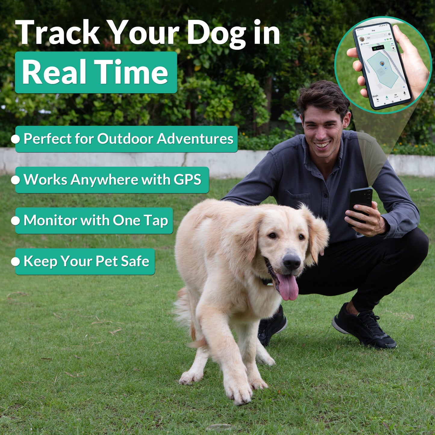 Intelipaws 2-in-1 Wireless GPS Fence and Training Collar